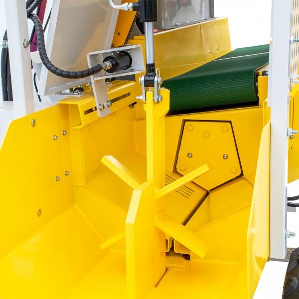 BAMATO 30 tonne automatic firewood processor WPO-500 with joystick control and conveyor belt